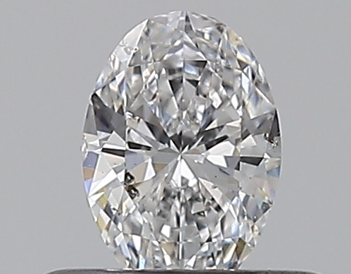 Oval 0.32 ct D SI2