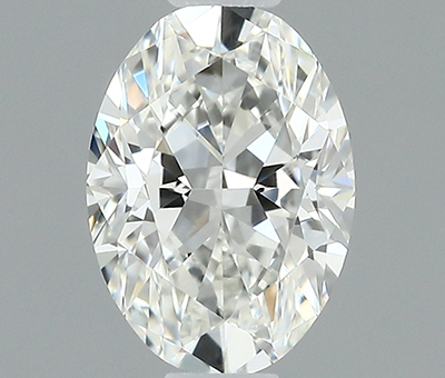 Oval 0.5 ct H VVS2