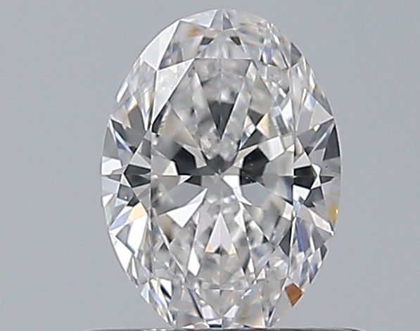 Oval 0.55 ct D VS2