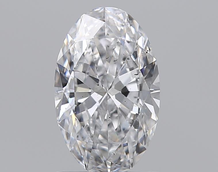 Oval 0.93 ct D SI2