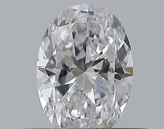 Oval 0.32 ct D SI2