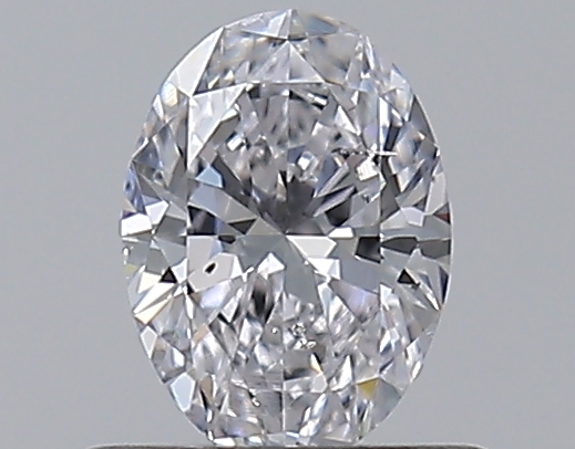 Oval 0.5 ct D SI2