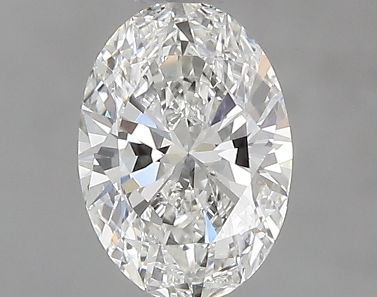 Oval 0.6 ct H VVS2
