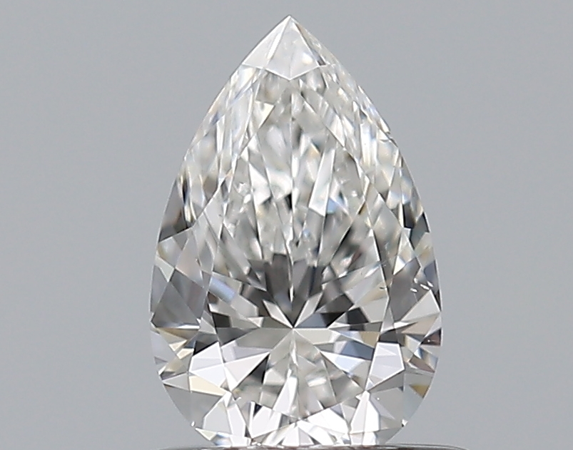 Pear 0.49 ct F VS2