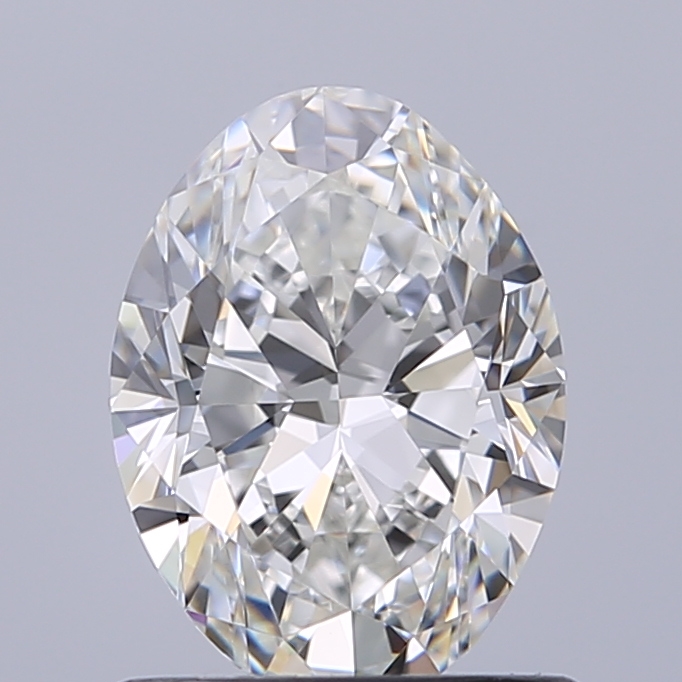 Oval 0.9 ct F VVS2