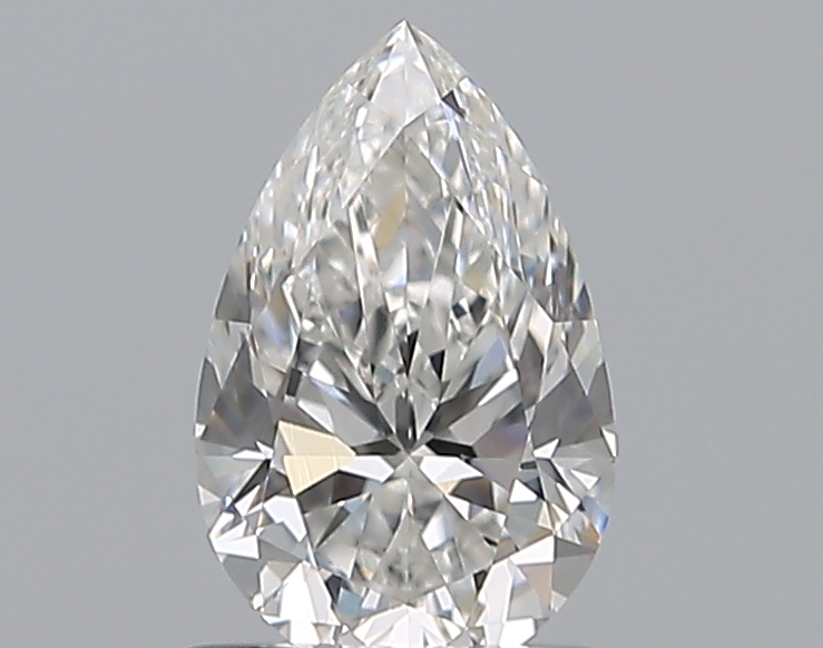 Pear 0.8 ct F SI1