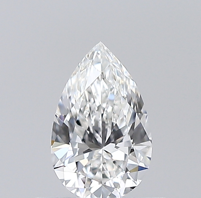 Pear 0.46 ct F VS1