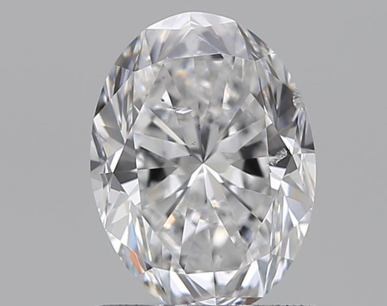 Oval 0.96 ct D SI2