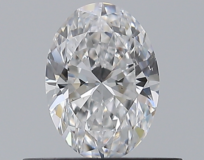Oval 0.4 ct D SI1