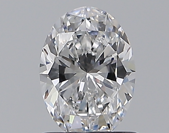 Oval 0.8 ct D VS2