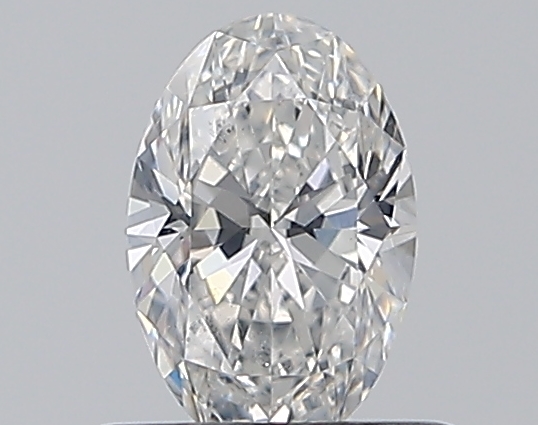 Oval 0.5 ct F SI1