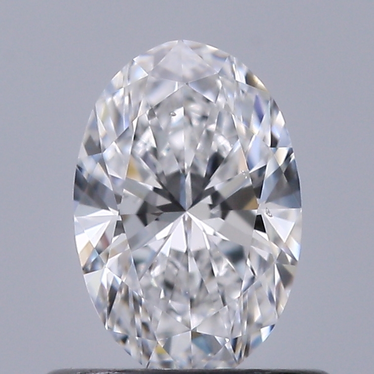Oval 0.5 ct D SI1