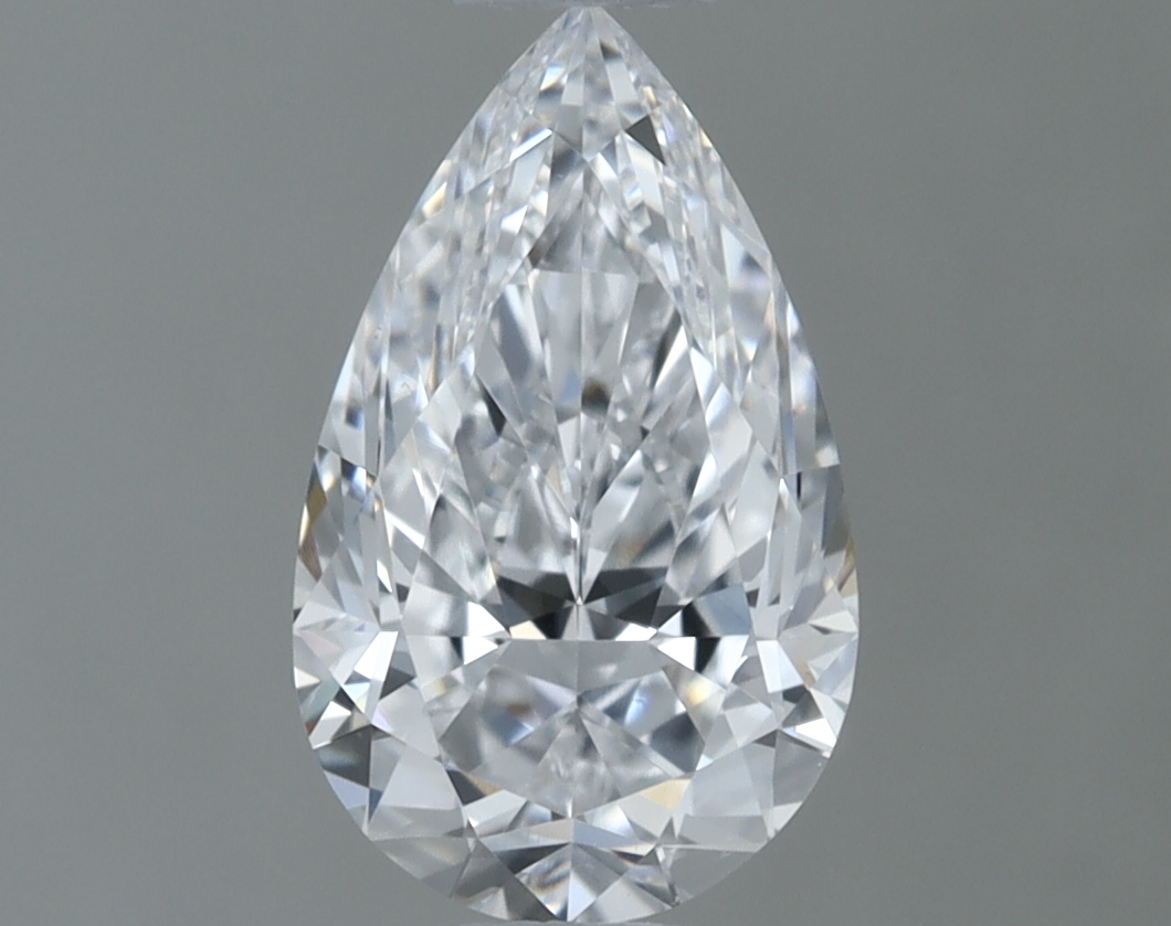 Pear 0.8 ct D VS2