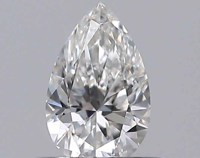 Pear 0.42 ct F VVS2