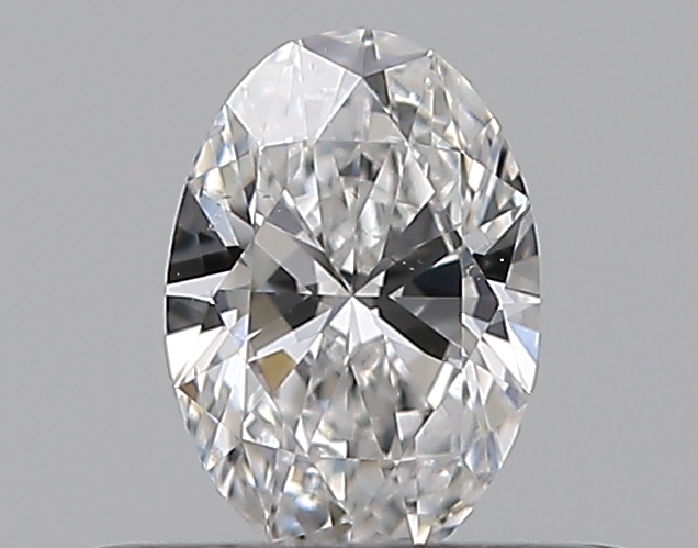 Oval 0.3 ct D SI1