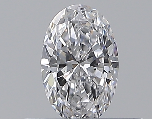 Oval 0.3 ct D SI1