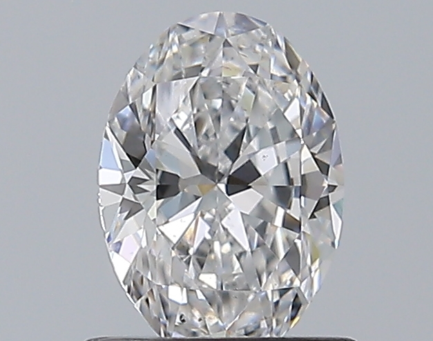 Oval 0.8 ct D SI1