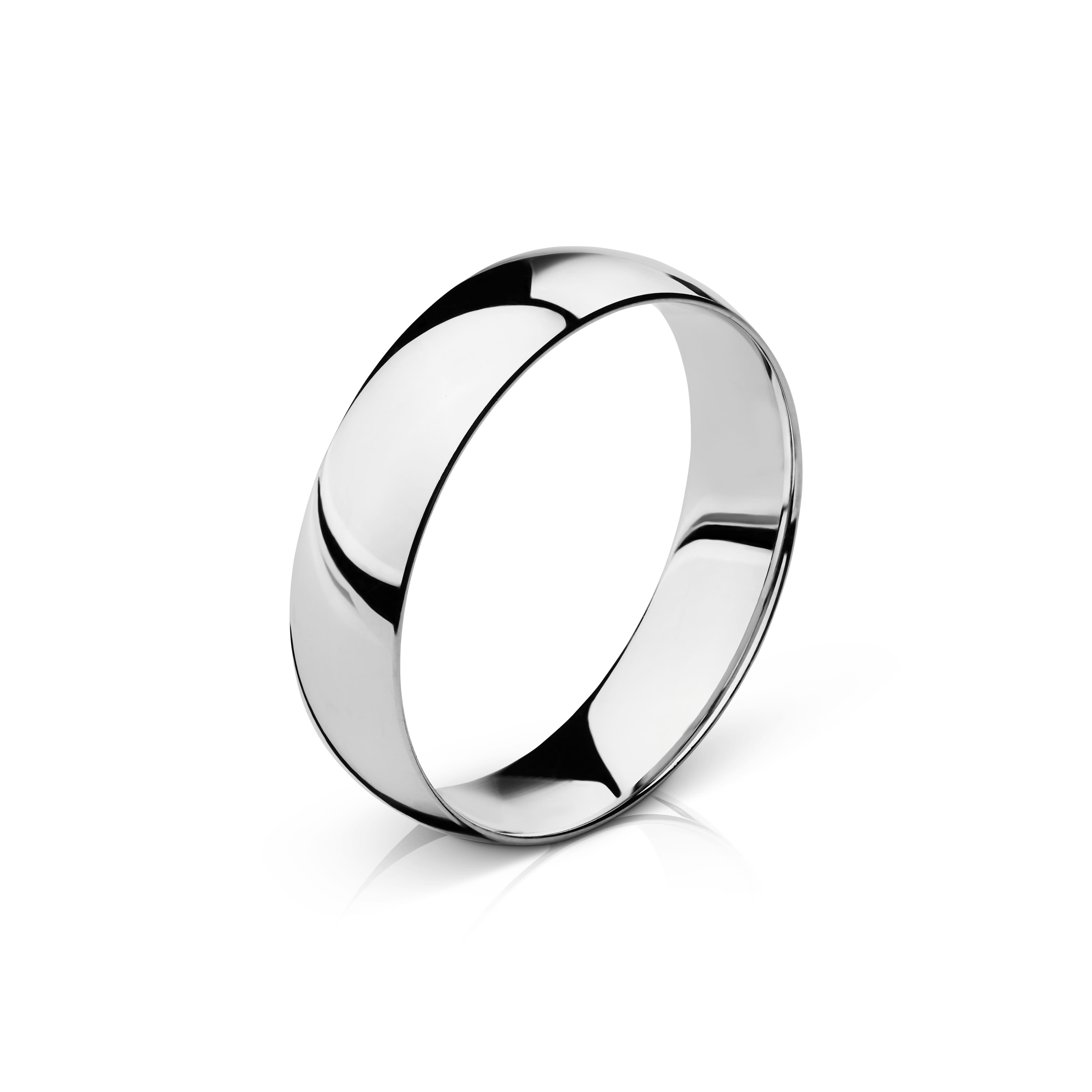 Обручальное кольцо Estet из белого золота