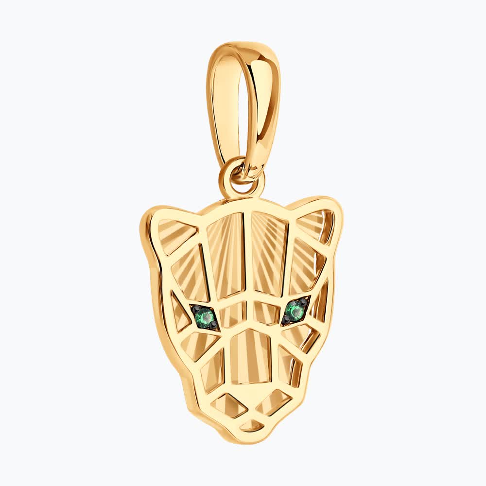 Подвеска Sokolov из золота с фианитами - image 2