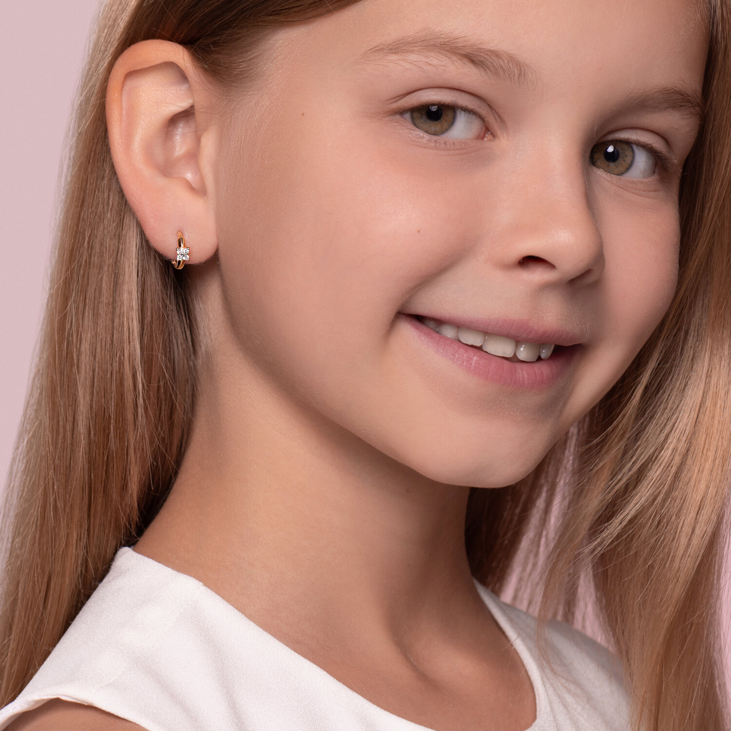 Серьги Sokolov из золота с фианитами - image 2