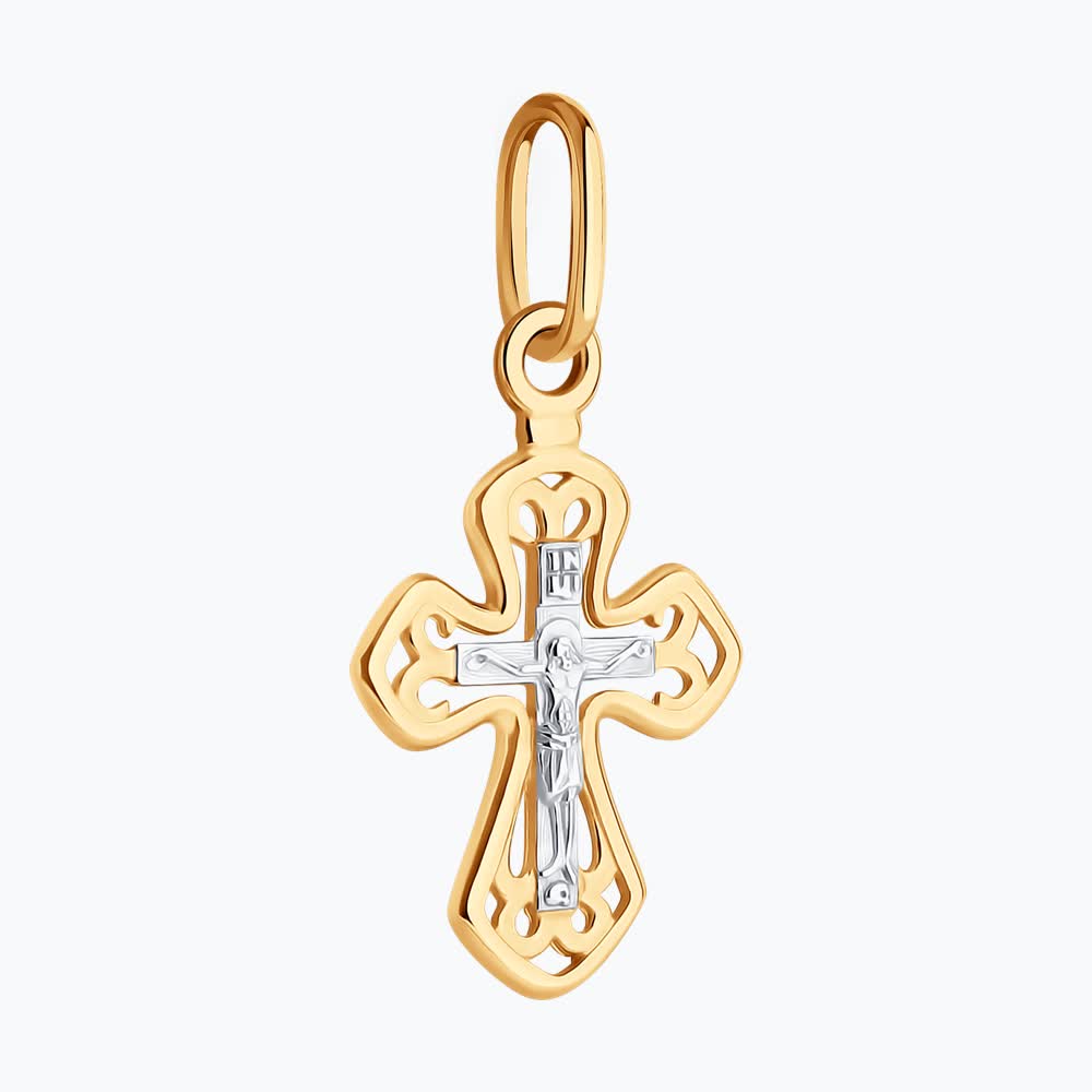 Крест Sokolov из золота  - image 2