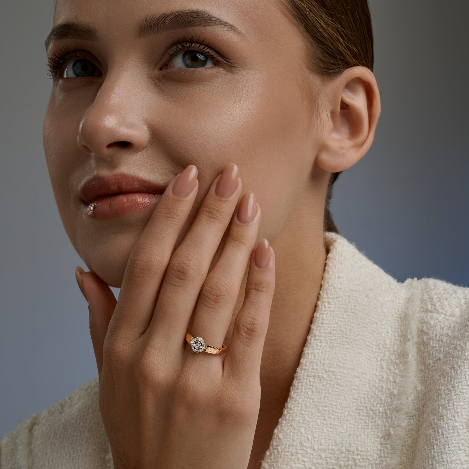 Кольцо Sokolov из комбинированного золота с бриллиантами - image 4