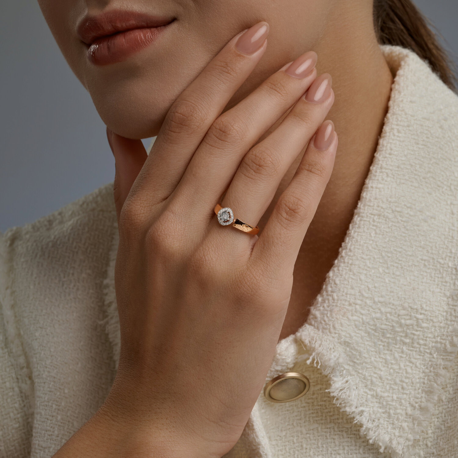 Кольцо Sokolov из комбинированного золота с бриллиантами - image 3