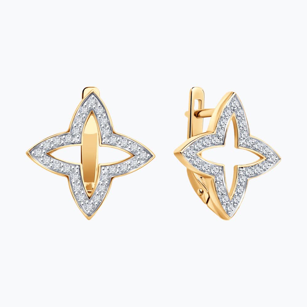 Серьги Sokolov из золота с бриллиантами