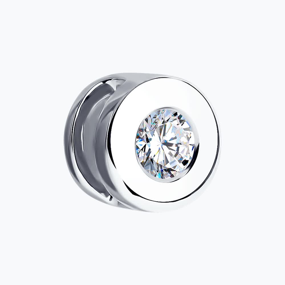 Подвеска Sokolov из белого золота с бриллиантом - image 2