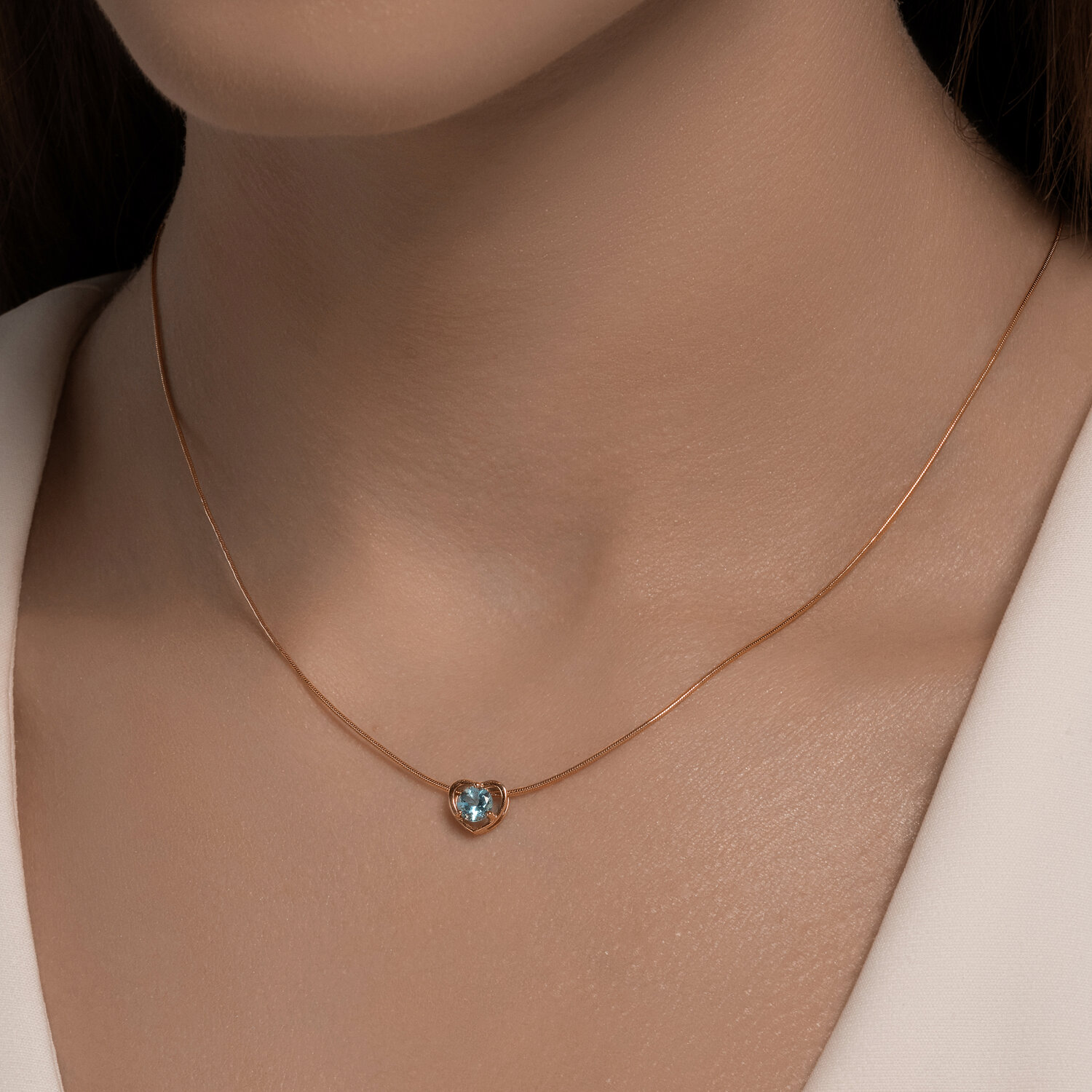 Подвеска Sokolov из золота с топазом - image 3