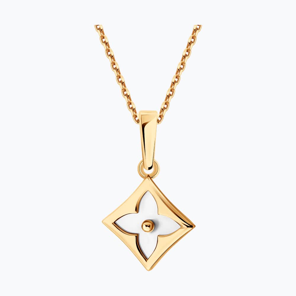 Подвеска Sokolov из золота с перламутром