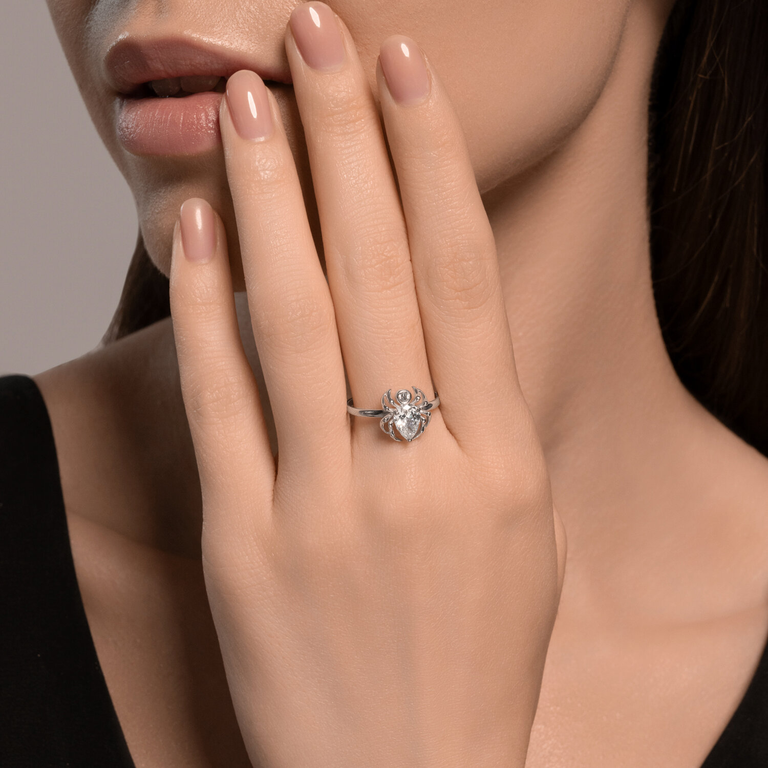 Кольцо Sokolov из серебра с фианитами - image 3