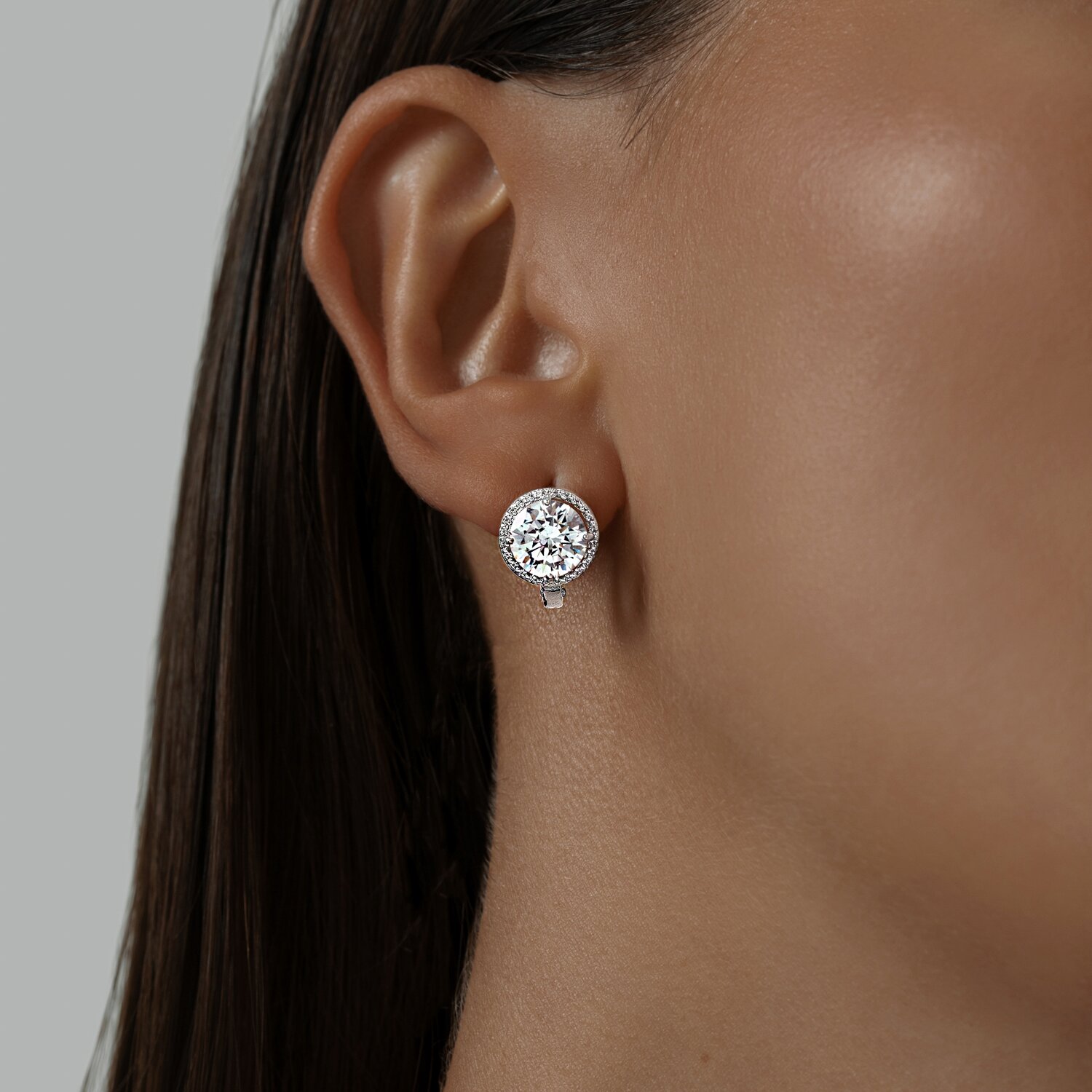 Серьги Sokolov из серебра с фианитами - image 3