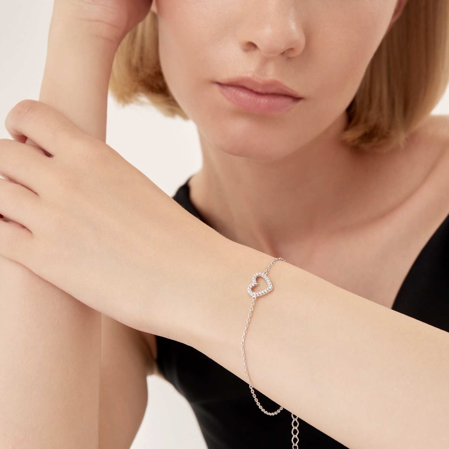 Браслет Sokolov из серебра с фианитами - image 4