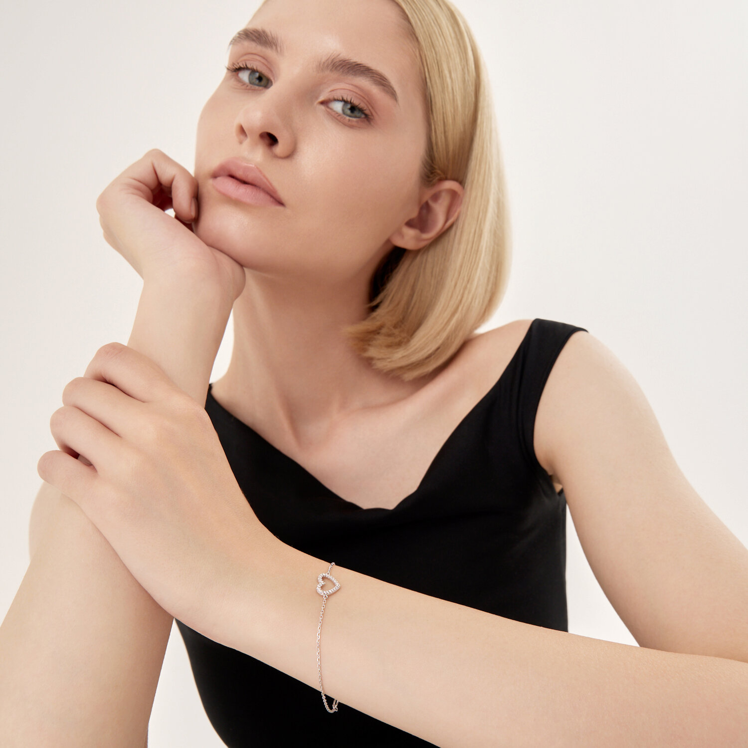 Браслет Sokolov из серебра с фианитами - image 5