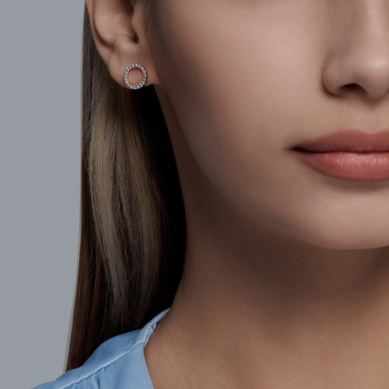 Серьги Sokolov из серебра с фианитами - image 3