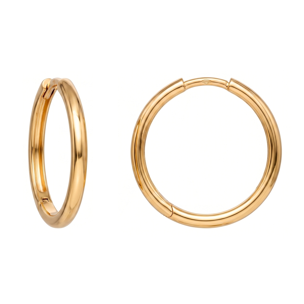 Fourline gold earrings