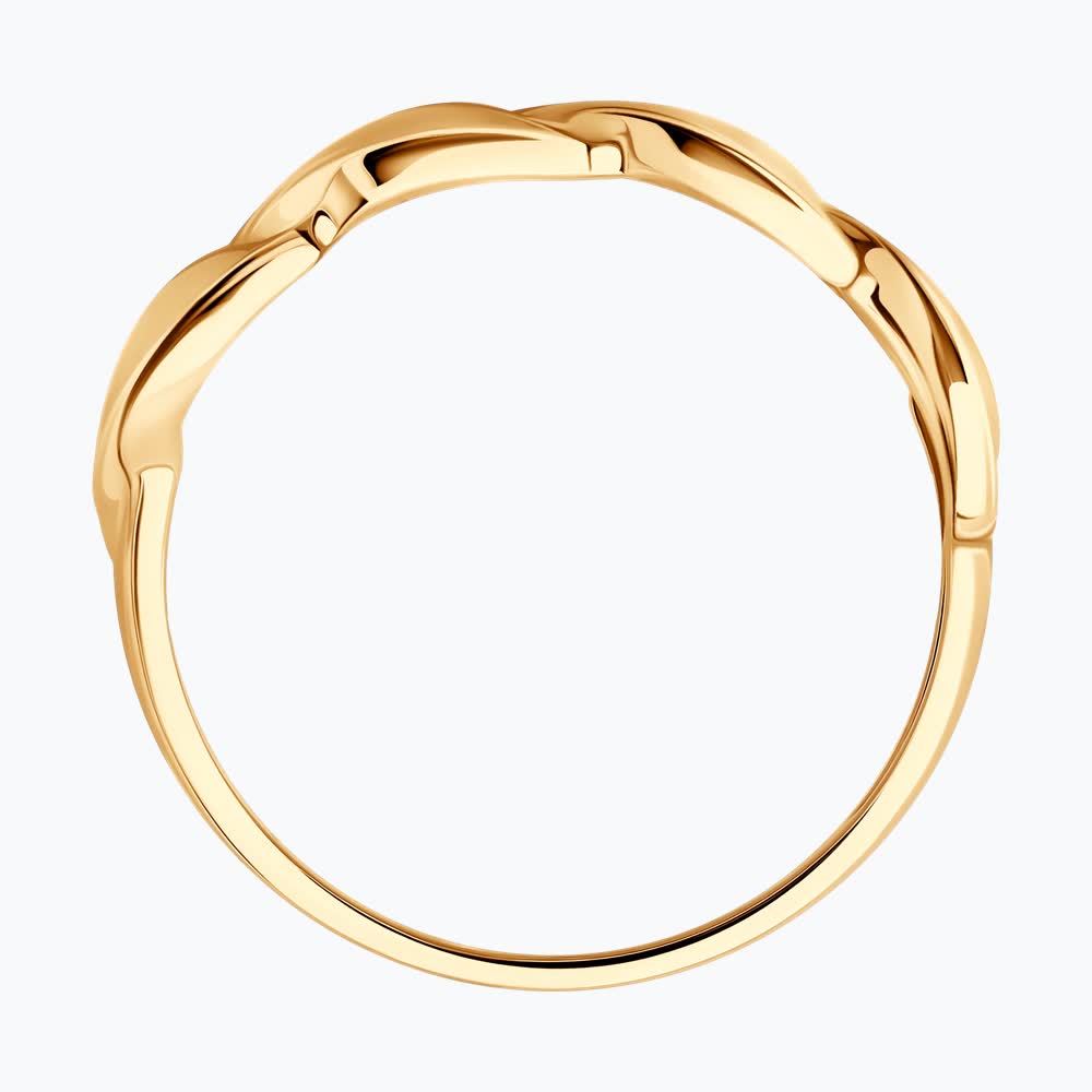 Кольцо Sokolov из золота с фианитами - image 3