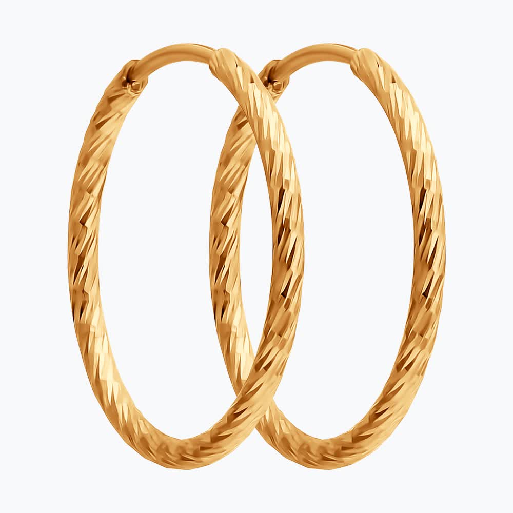 Sokolov gold earrings 