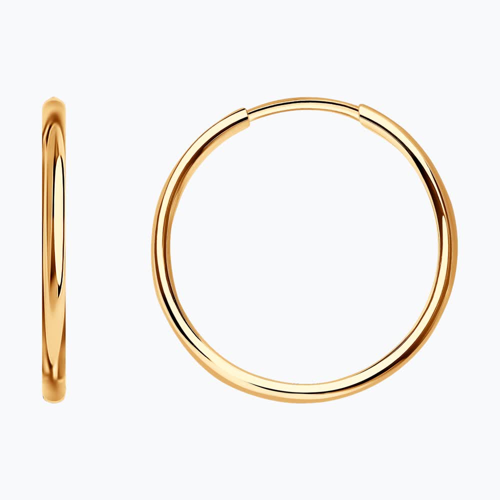 Sokolov gold earrings 