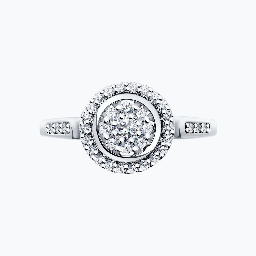 Кольцо Sokolov из белого золота с бриллиантами - image 3