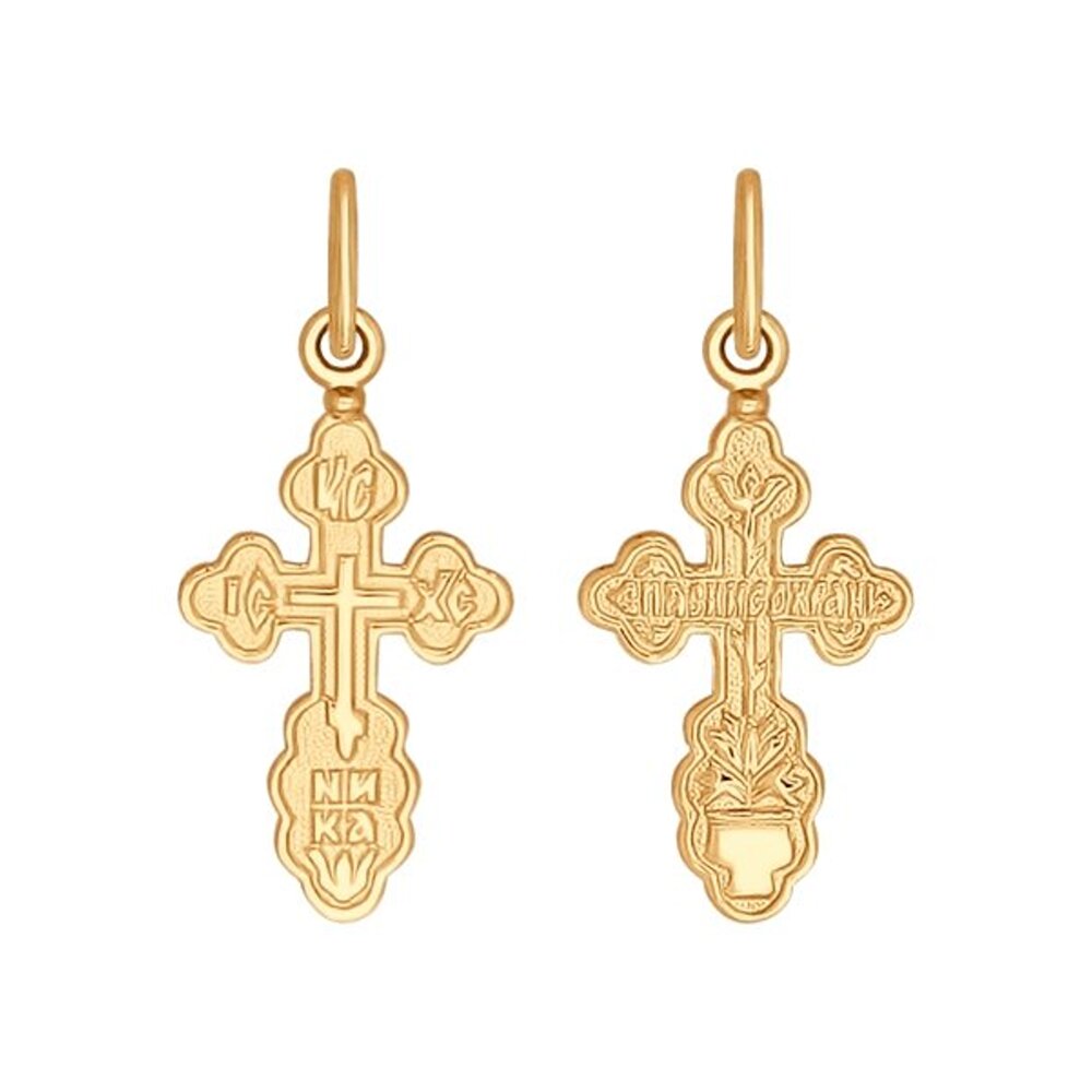 Крест Sokolov из золота