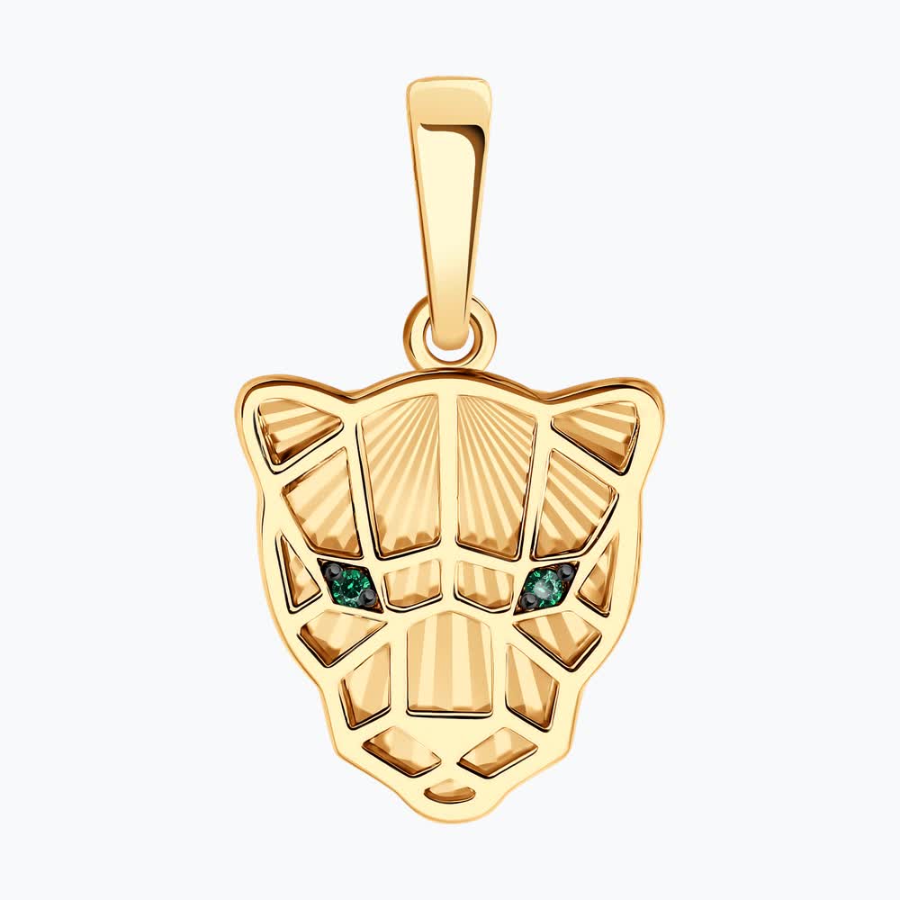 Подвеска Sokolov из золота с фианитами