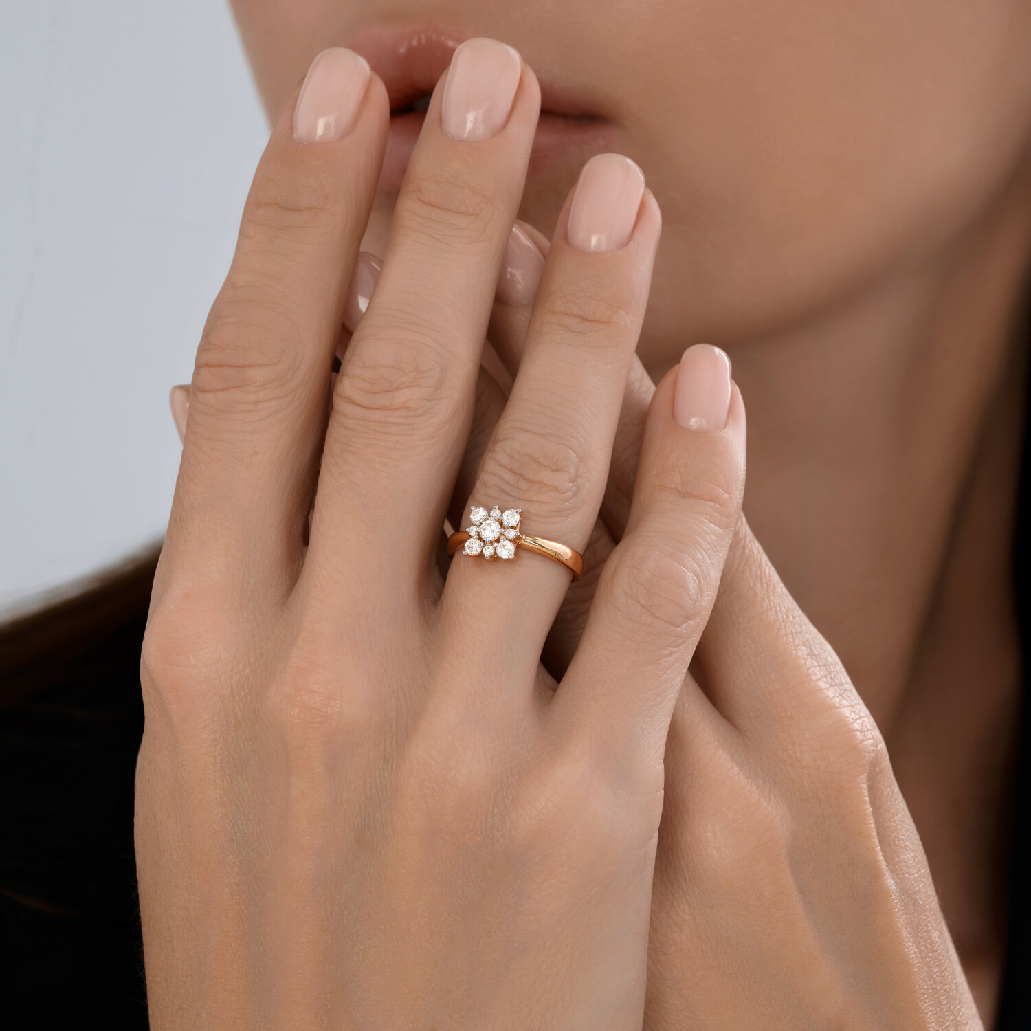 Кольцо Sokolov из золота с фианитами - image 4