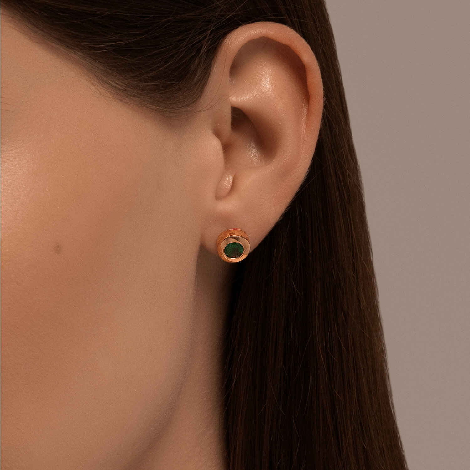 Серьги Sokolov из золота с агатами - image 3