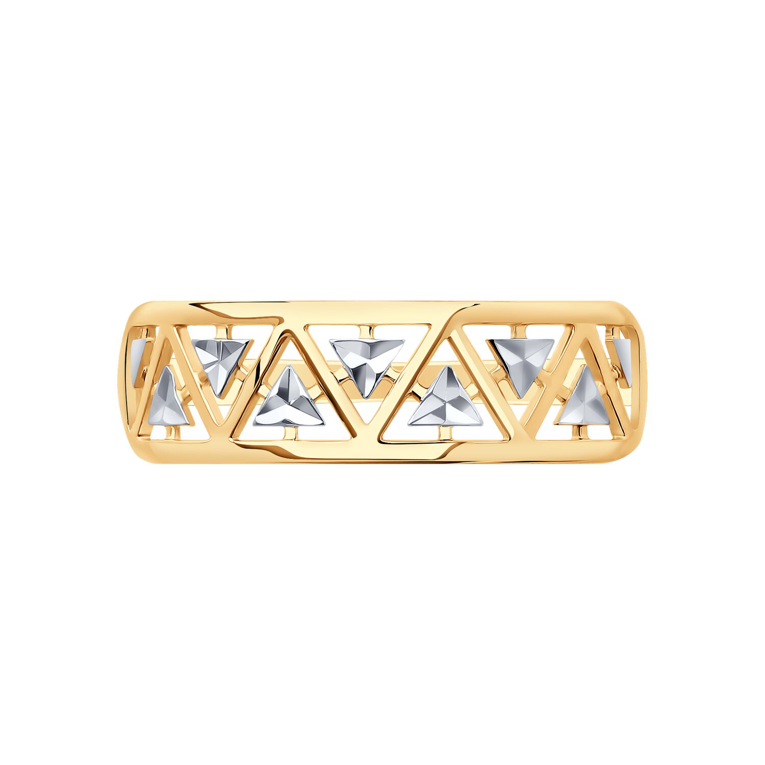 Кольцо Sokolov из золота с алмазной гранью - image 2