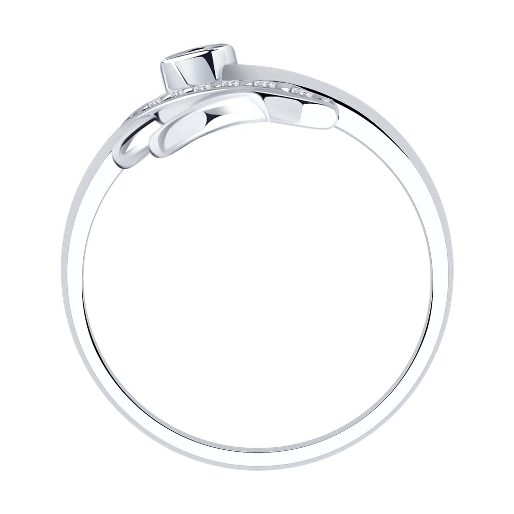 Кольцо Sokolov из серебра с фианитами - image 3