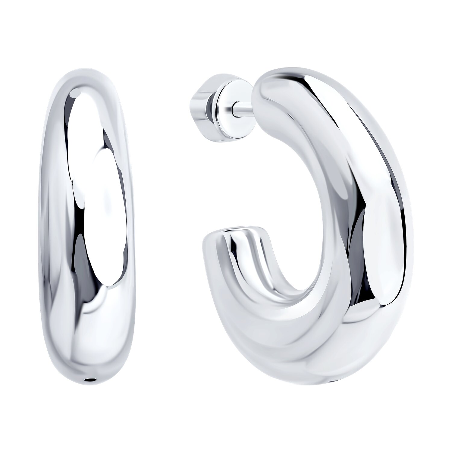 Серьги Sokolov из серебра - image 2