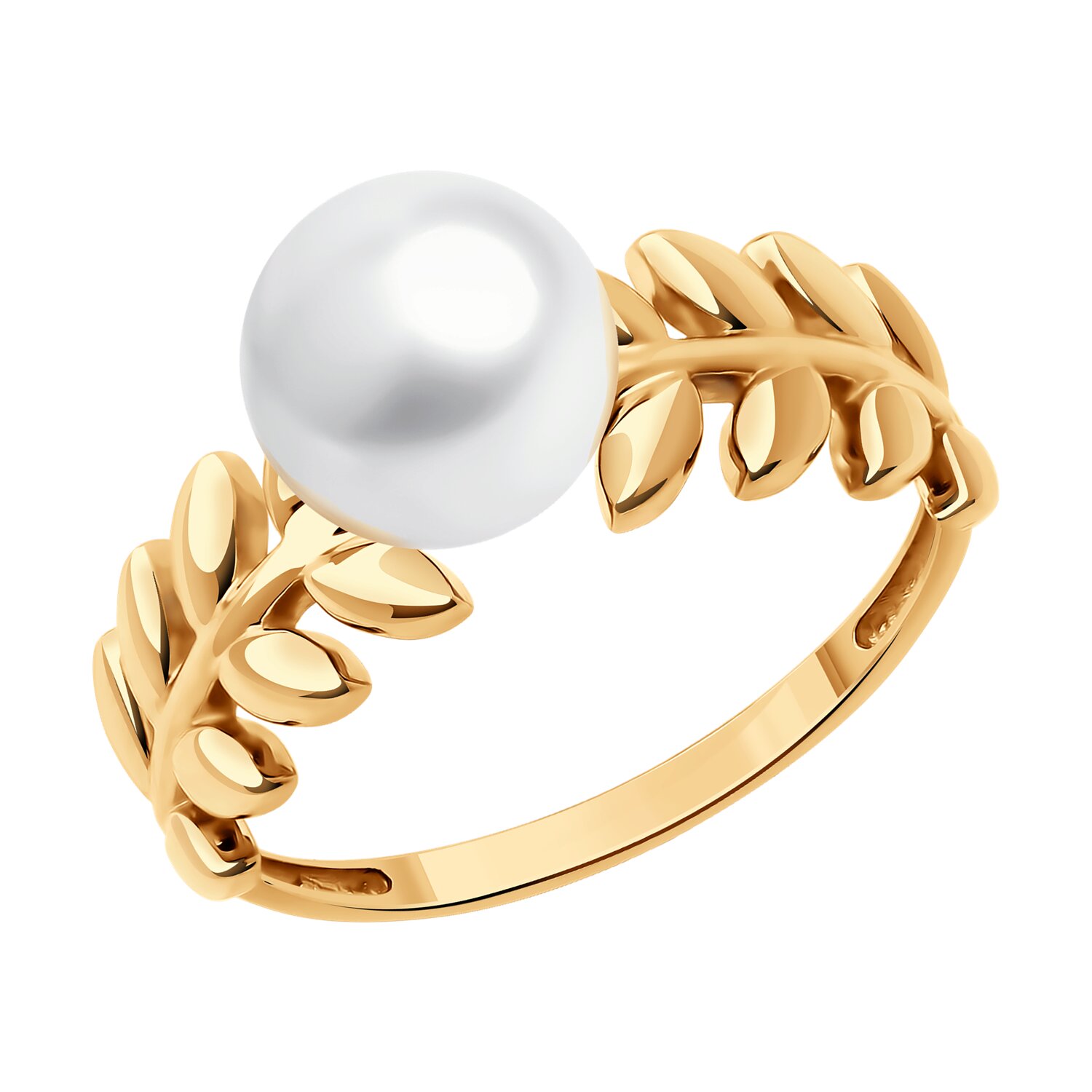 Кольцо Sokolov из золота с жемчугом