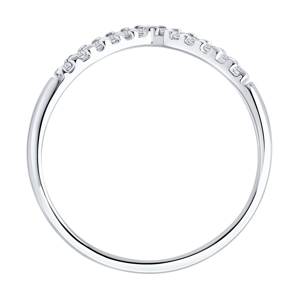 Кольцо Sokolov из серебра с фианитами - image 3